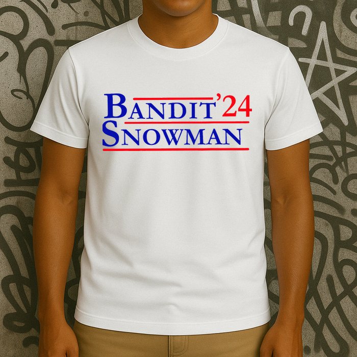 Bandit Snowman 24 Retro Election Style Funny 2024 Bandit T-Shirt