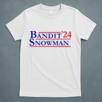 Bandit Snowman 24 Retro Election Style Funny 2024 Bandit T-Shirt