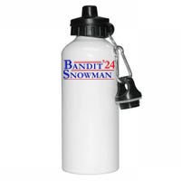 Bandit Snowman 24 Retro Election Style Funny 2024 Bandit Aluminum Water Bottle