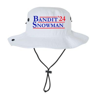 Bandit Snowman 24 Retro Election Style Funny 2024 Bandit Bucket Hat