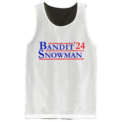 Bandit Snowman 24 Retro Election Style Funny 2024 Bandit Mesh Reversible Basketball Jersey Tank