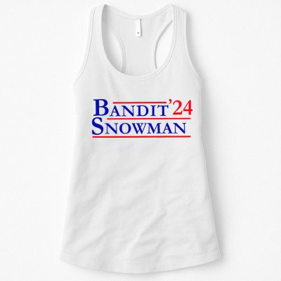 Bandit Snowman 24 Retro Election Style Funny 2024 Bandit Womens Tank Top