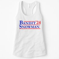 Bandit Snowman 24 Retro Election Style Funny 2024 Bandit Womens Tank Top