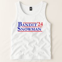 Bandit Snowman 24 Retro Election Style Funny 2024 Bandit Tank Top
