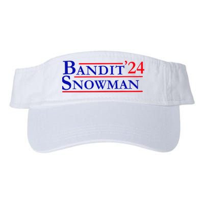 Bandit Snowman 24 Retro Election Style Funny 2024 Bandit Visor