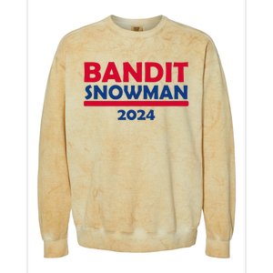 Bandit Snowman 2024 Colorblast Crewneck Sweatshirt