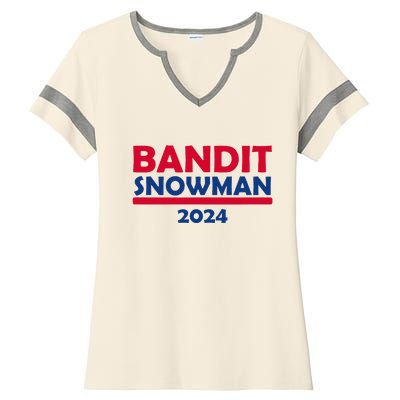 Bandit Snowman 2024 Ladies Halftime Notch Neck Tee