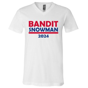 Bandit Snowman 2024 V-Neck T-Shirt