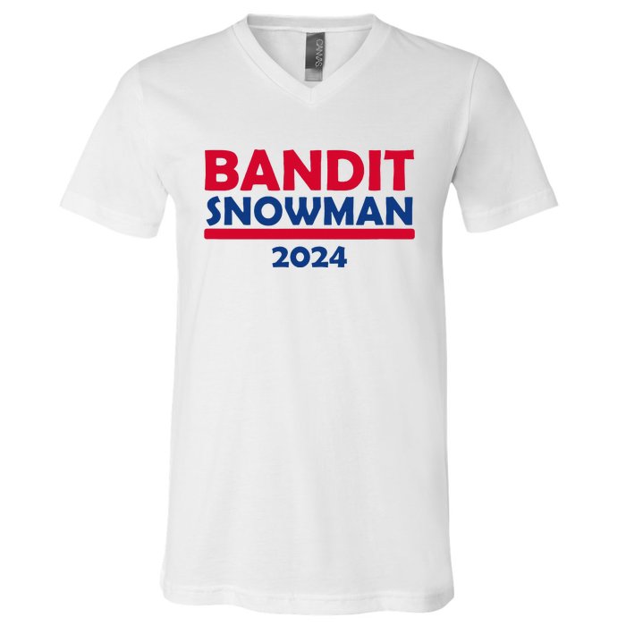 Bandit Snowman 2024 V-Neck T-Shirt