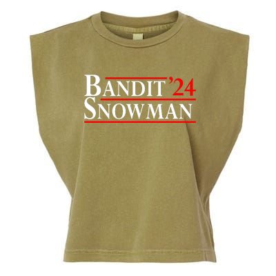 Bandit Snowman 2024 Election Funny Gift Garment-Dyed Women's Muscle Tee