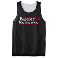 Bandit Snowman 2024 Election Funny Gift Mesh Reversible Basketball Jersey Tank