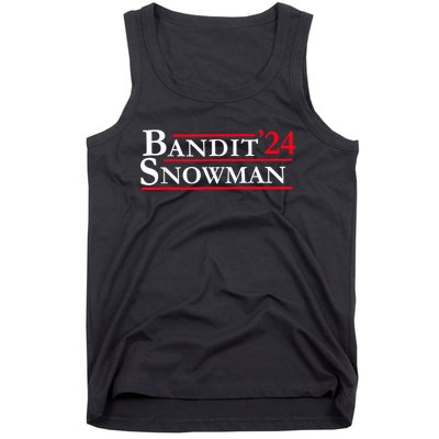 Bandit Snowman 2024 Election Funny Gift Tank Top