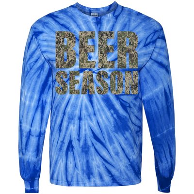 Beer Season 2 Camo Funny Deer Hunter Hunting Gift Tie-Dye Long Sleeve Shirt