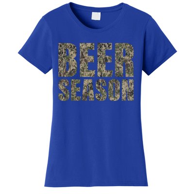 Beer Season 2 Camo Funny Deer Hunter Hunting Gift Women's T-Shirt