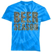 Beer Season 2 Camo Funny Deer Hunter Hunting Gift Kids Tie-Dye T-Shirt