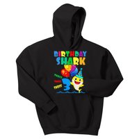 Birthday Shark 3 Year Old 3rd Birthday Matching Family Kids Hoodie