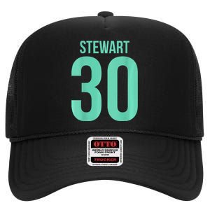 Breanna Stewart 30 Number On Back New York Basketball High Crown Mesh Back Trucker Hat