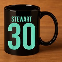 Breanna Stewart 30 Number On Back New York Basketball 11oz C Handle Ceramic Mug