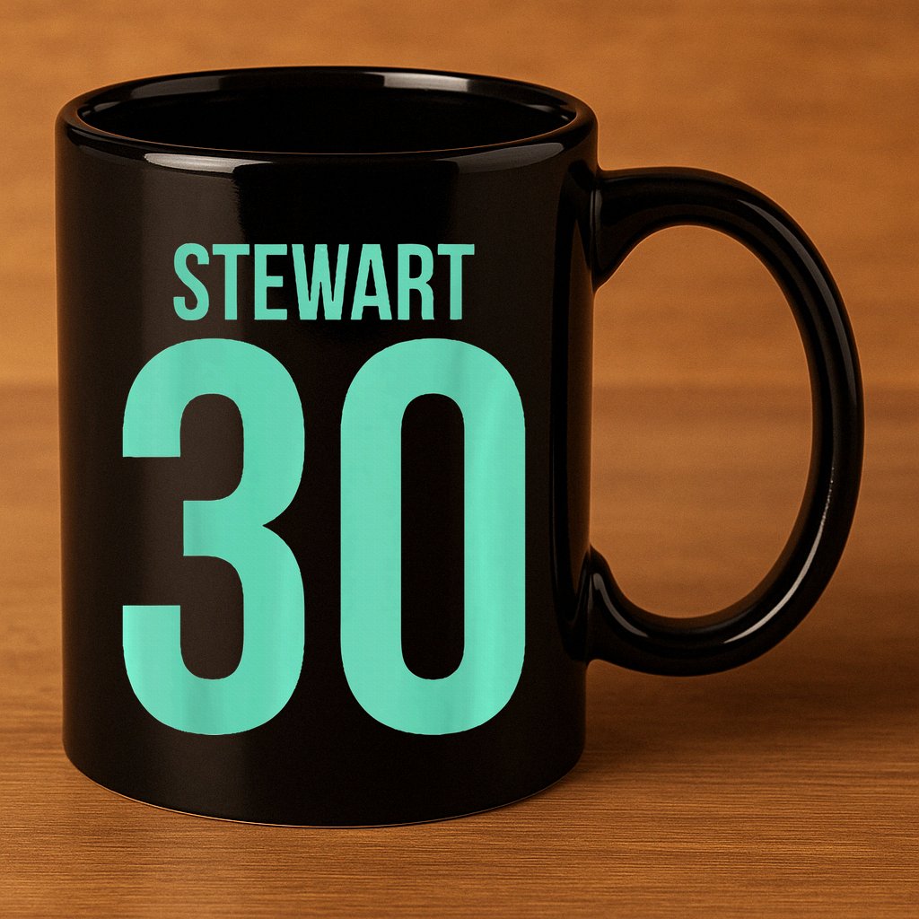 Breanna Stewart 30 Number On Back New York Basketball 11oz C Handle Ceramic Mug