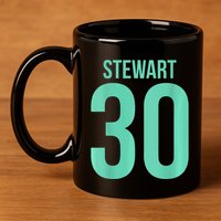 Breanna Stewart 30 Number On Back New York Basketball 11oz C Handle Ceramic Mug