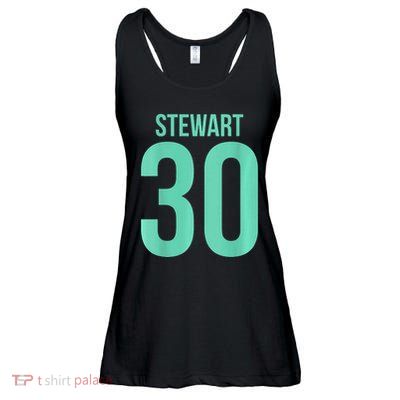Breanna Stewart 30 Number On Back New York Basketball Ladies Essential Flowy Tank