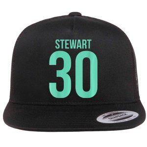 Breanna Stewart 30 Number On Back New York Basketball Flat Bill Trucker Hat