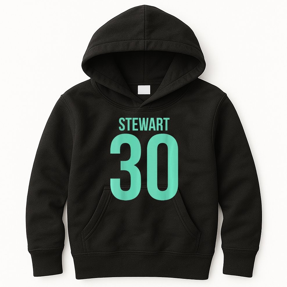 Breanna Stewart 30 Number On Back New York Basketball Kids Hoodie