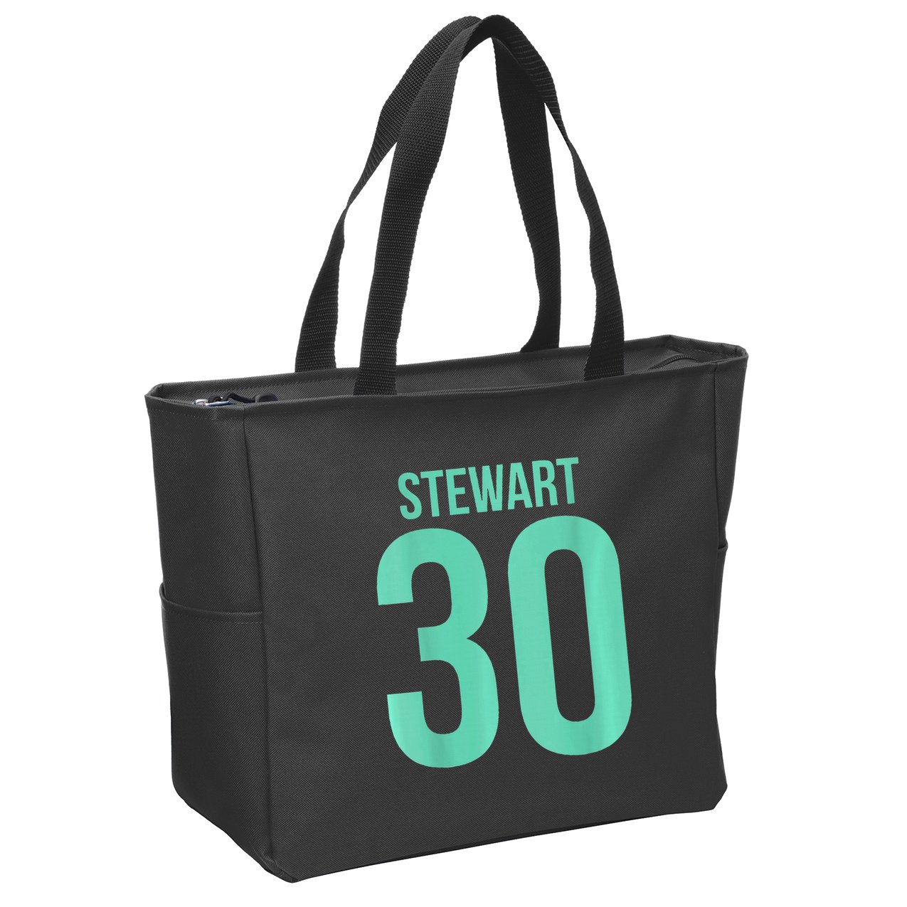 Breanna Stewart 30 Number On Back New York Basketball Zip Tote Bag