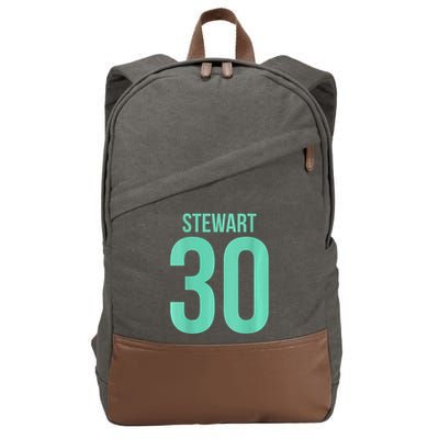 Breanna Stewart 30 Number On Back New York Basketball Cotton Canvas Backpack
