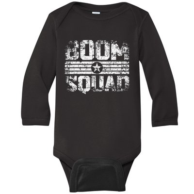 Boom Squad 4th of July Firework Baby Long Sleeve Bodysuit