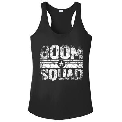 Boom Squad 4th of July Firework Ladies PosiCharge Competitor Racerback Tank