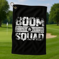 Boom Squad 4th of July Firework Golf Towel