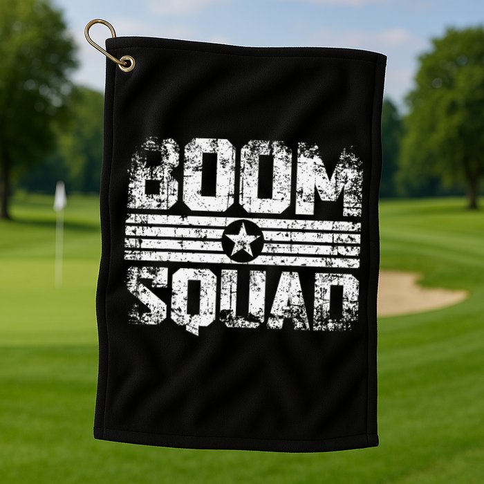 Boom Squad 4th of July Firework Golf Towel
