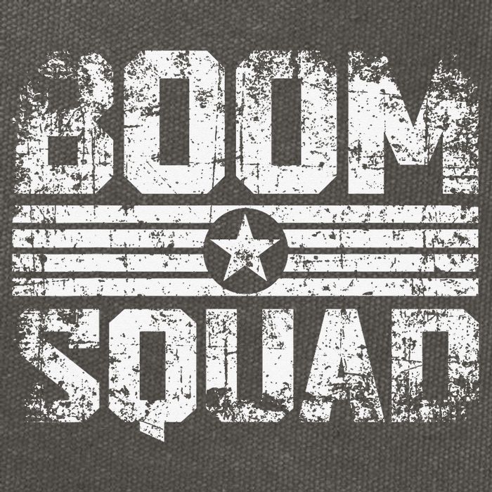 Boom Squad 4th of July Firework Cotton Canvas Backpack