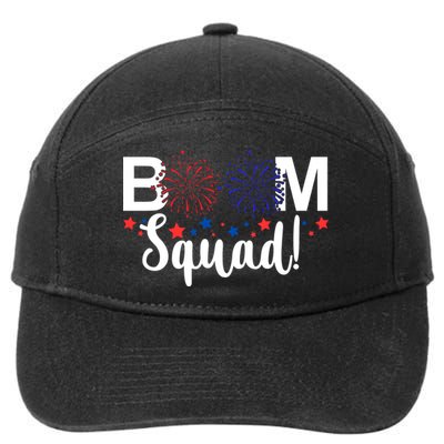 Boom Squad 4th Of July 7-Panel Snapback Hat