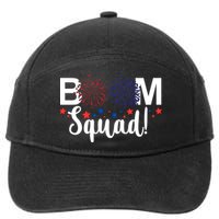 Boom Squad 4th Of July 7-Panel Snapback Hat