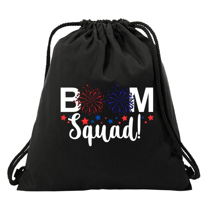 Boom Squad 4th Of July Drawstring Bag
