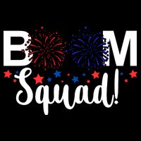Boom Squad 4th Of July Drawstring Bag