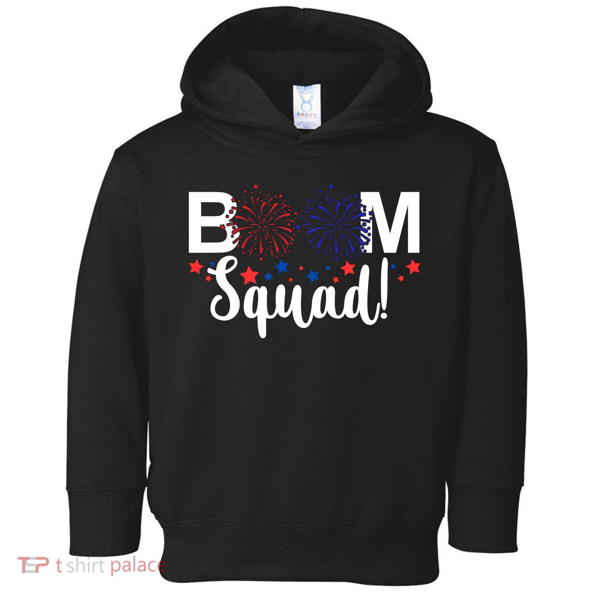 Boom Squad 4th Of July Toddler Hoodie
