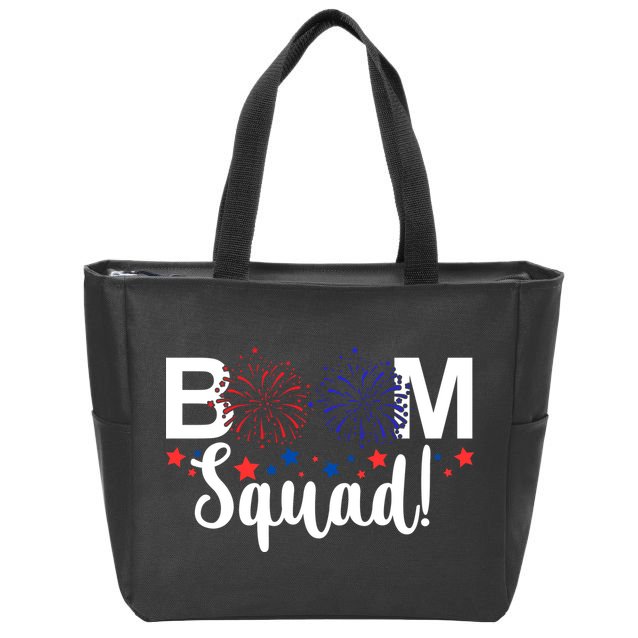 Boom Squad 4th Of July Zip Tote Bag