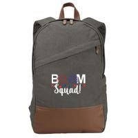 Boom Squad 4th Of July Cotton Canvas Backpack