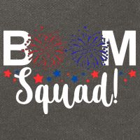 Boom Squad 4th Of July Cotton Canvas Backpack