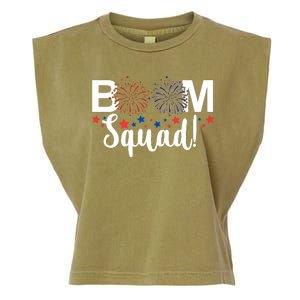 Boom Squad 4th Of July Garment-Dyed Women's Muscle Tee