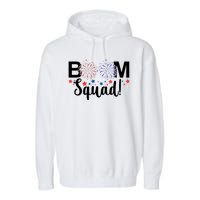 Boom Squad 4th Of July Garment-Dyed Fleece Hoodie