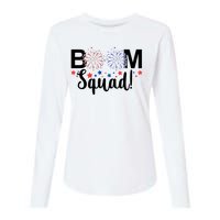 Boom Squad 4th Of July Womens Cotton Relaxed Long Sleeve T-Shirt