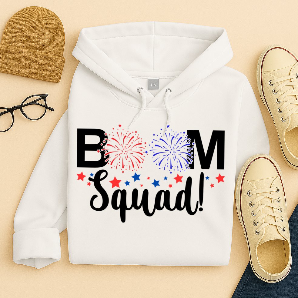 Boom Squad 4th Of July Hoodie