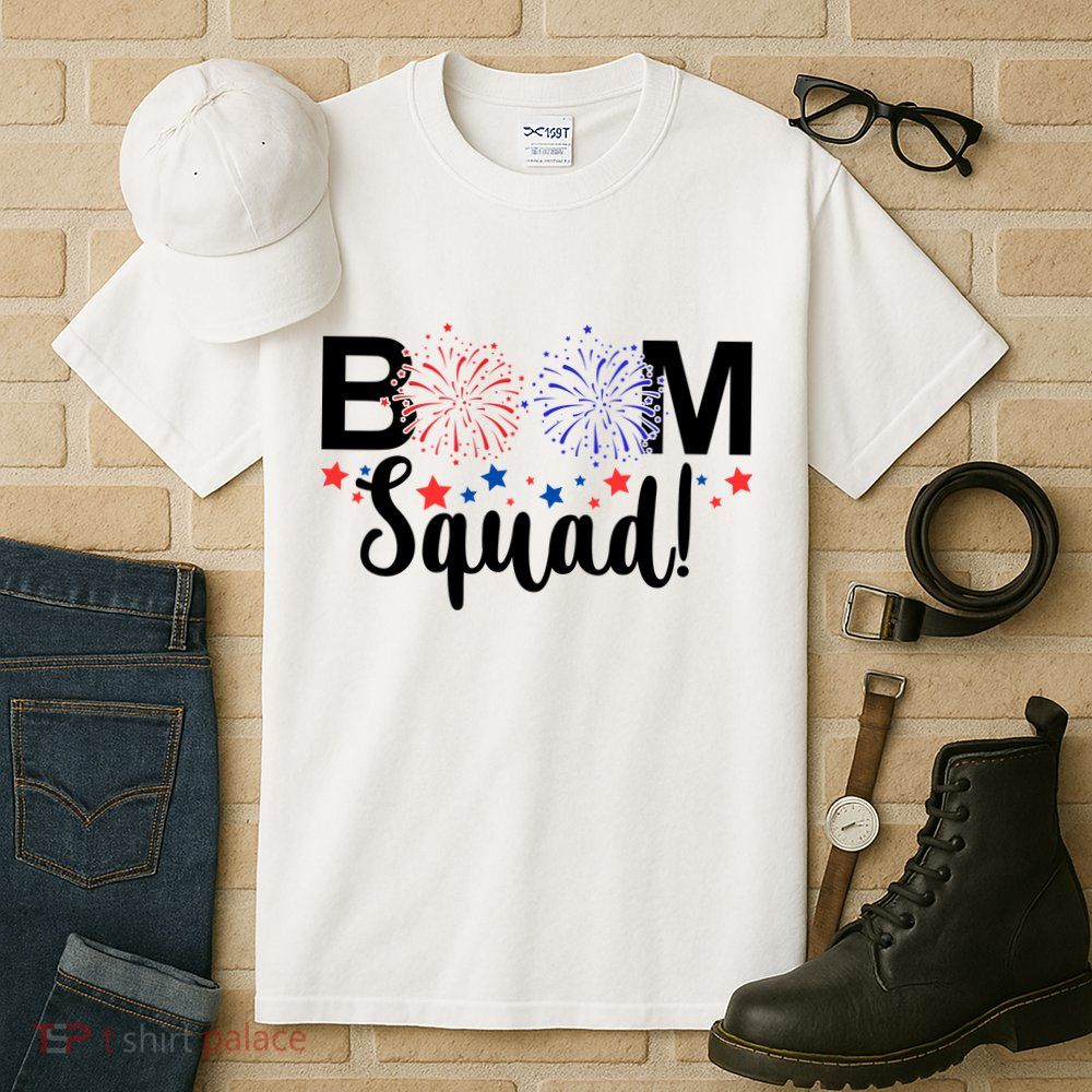 Boom Squad 4th Of July Tall T-Shirt