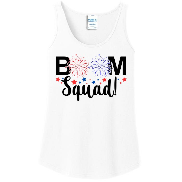 Boom Squad 4th Of July Ladies Essential Tank