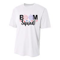 Boom Squad 4th Of July Youth Performance Sprint T-Shirt