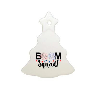 Boom Squad 4th Of July Ceramic Tree Ornament